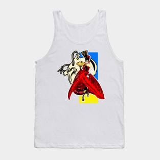 Spanish dancer with castanet Tank Top